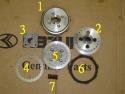 Clutch Assembly #25 for CBT 250 Engines Twin Cylinders